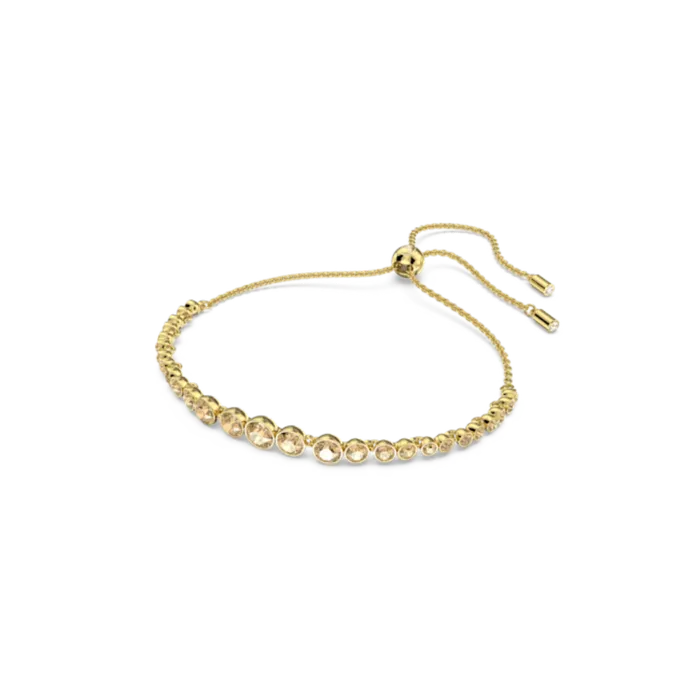 Swarovski Emily Bracelet Mixed round cuts Gold tone Goldtone plated Swarovski Bracelets Swarovski Emily Bracelet Mixed round cuts Gold tone Goldtone plated Swarovski Bracelets