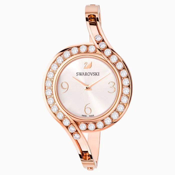 Swarovski Lovely Crystals Bangle Watch Metal Bracelet White RoseGold Tone Size S Swarovski Bracelets Swarovski Lovely Crystals Bangle Watch Metal Bracelet White RoseGold Tone Size S Swarovski Bracelets