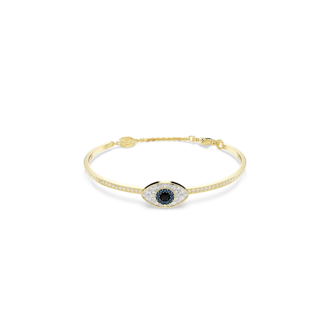 Swarovski Rings Swarovski Symbolica Bangle Evil Eye Blue GoldTone Plated