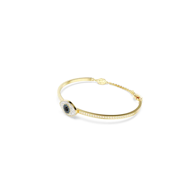 Swarovski Rings Swarovski Symbolica Bangle Evil Eye Blue GoldTone Plated