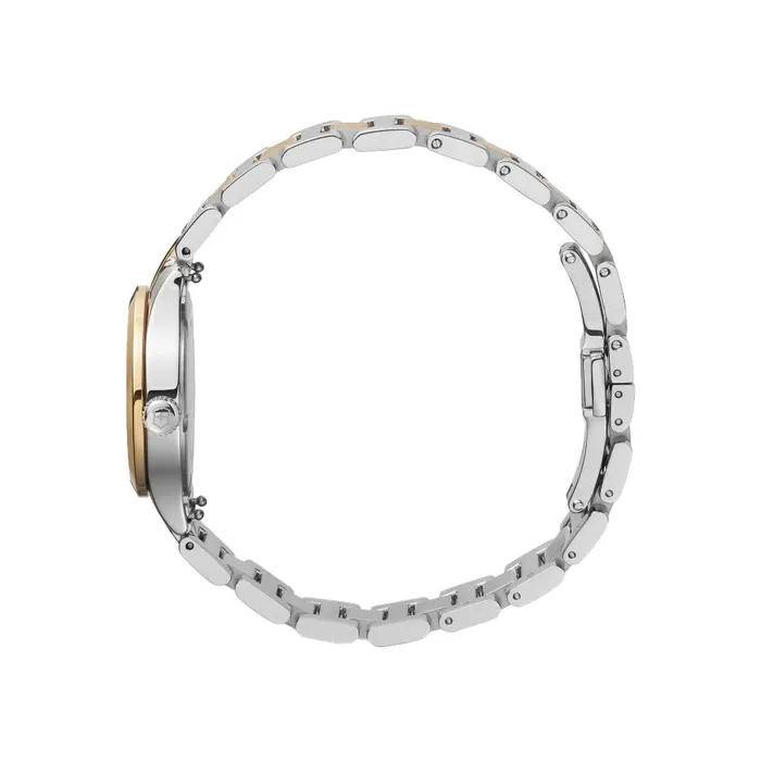 Victorinox Bracelets Victorinox Alliance XS 28 White MOP Dial 2Tones SilverRoseGold Bracelet Womens Watch