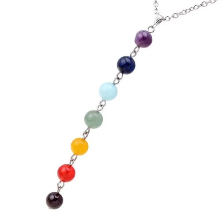 WickedAF 7 Chakra Beads Necklace Necklaces