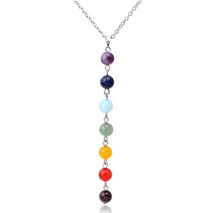WickedAF 7 Chakra Beads Necklace Necklaces