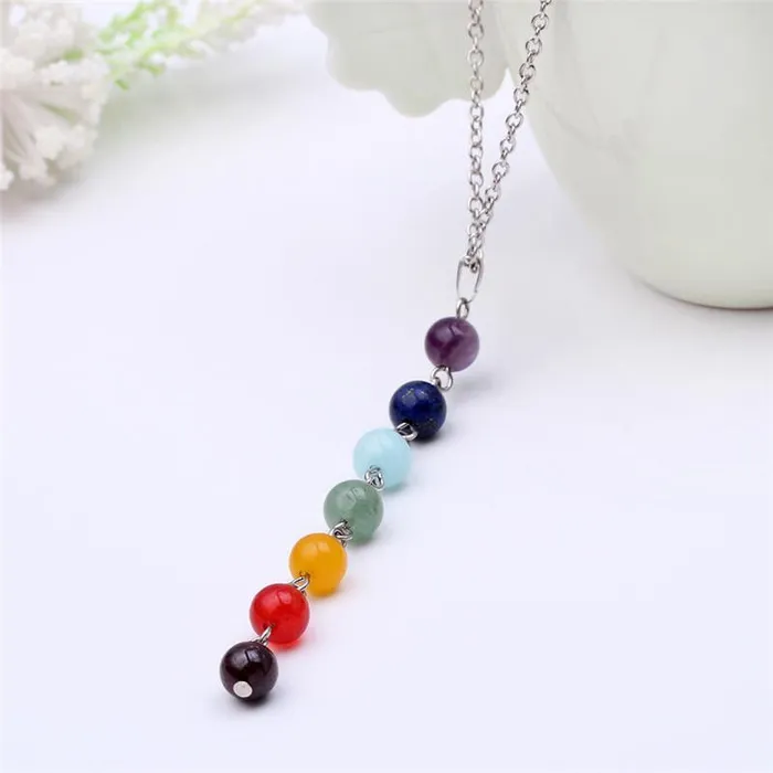 WickedAF 7 Chakra Beads Necklace Necklaces