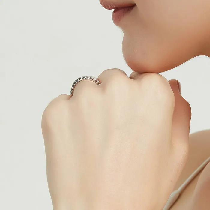 Woven Solitaire 125ct CZ Ring Set in Sterling Silver BERRICLE Rings