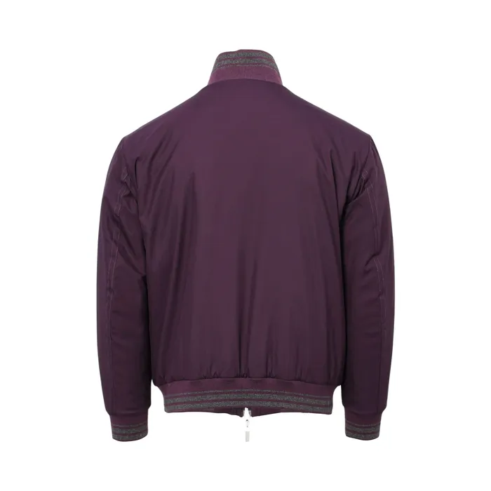 Zilli Rings Zilli Mens Quilted Bomber Jacket