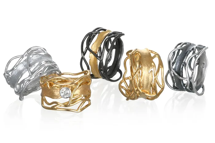 14k Edge Ring Q Evon Rings