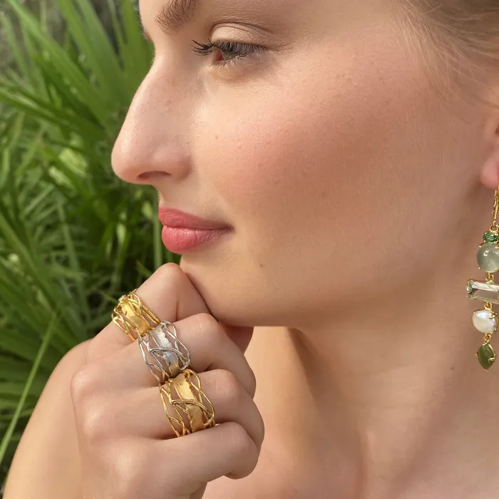 14k Edge Ring Q Evon Rings