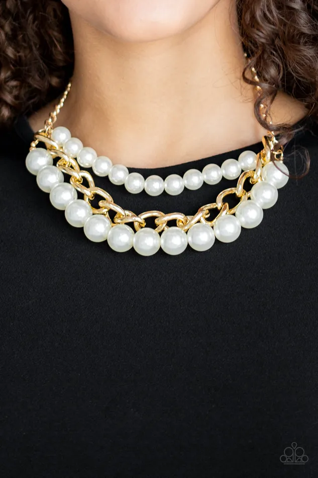 All Eyes On U Jewelry Paparazzi Accessories Necklaces Empire State Empress Gold Paparazzi Necklace
