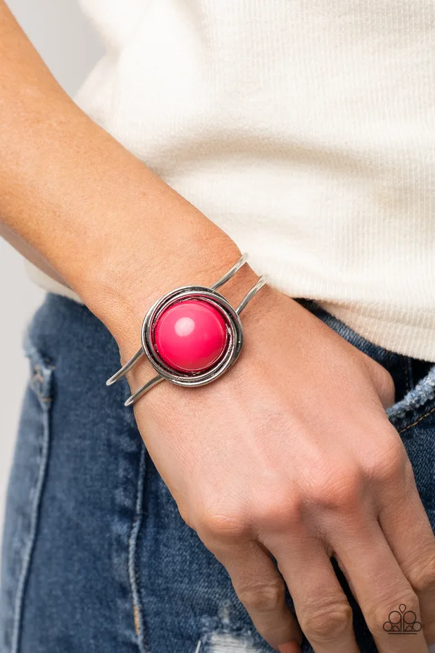 Bracelets All Eyes On U Jewelry Paparazzi Accessories Take It From The POP Pink Paparazzi Bracelet