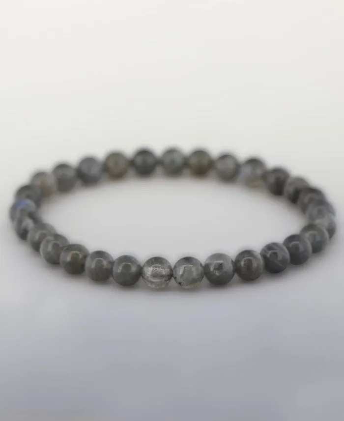 Bracelets Buddha Groove Labradorite Gemstone Stretch Bracelet