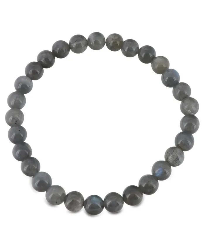 Bracelets Buddha Groove Labradorite Gemstone Stretch Bracelet