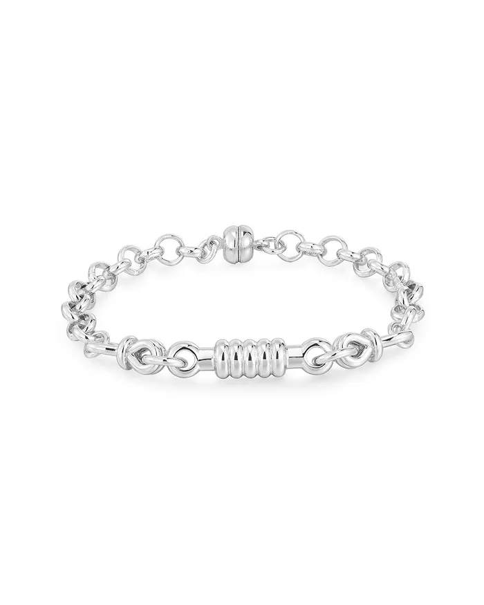 Bracelets Luv Aj Horsebit Bracelet Silver