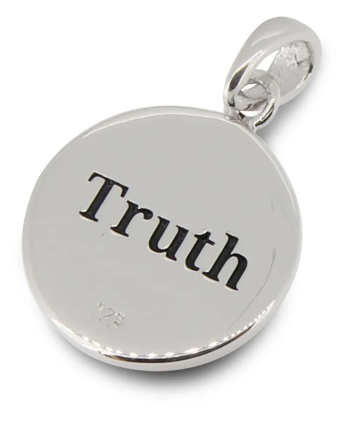 Buddha Groove Necklaces Truth Lapis Sterling Silver Pendant