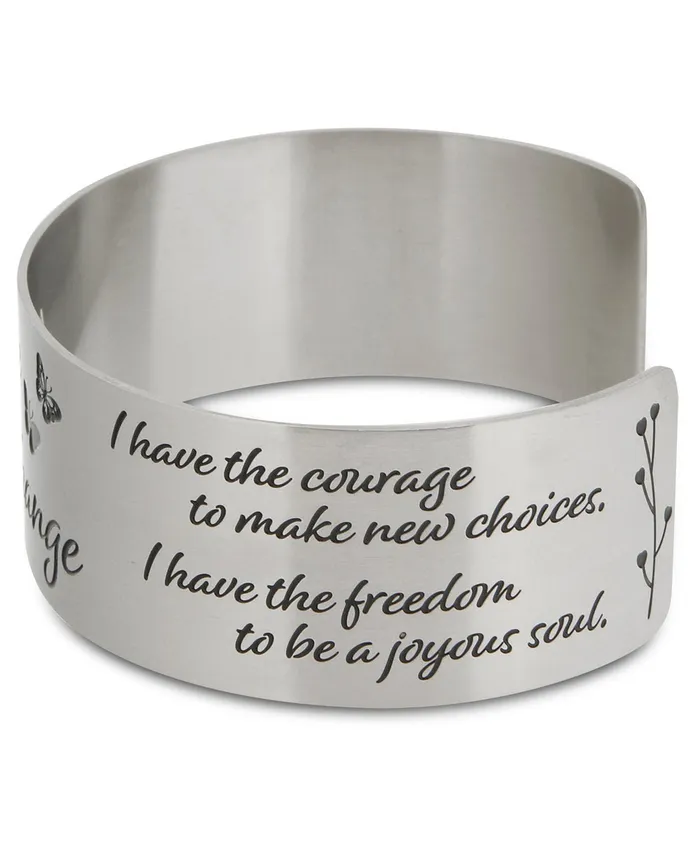 Courage To Change Stainless Steel Adjustable Inspirational Cuff Bracelet Buddha Groove Bracelets Courage To Change Stainless Steel Adjustable Inspirational Cuff Bracelet Buddha Groove Bracelets