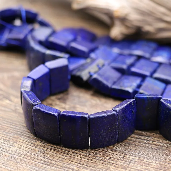 Double Drilled Blue Lapis Rectangle Two Hole Bracelet Title Beads 155 Strand Intrinsic Trading Bracelets Double Drilled Blue Lapis Rectangle Two Hole Bracelet Title Beads 155 Strand Intrinsic Trading Bracelets