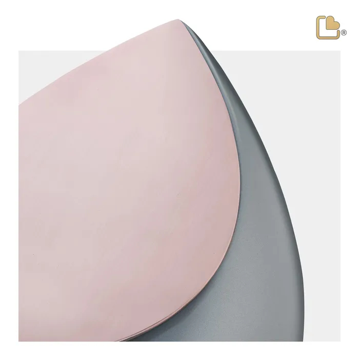 Earrings LoveUrns Drop Standard Adult Urn French Grey Brushed Rose Gold