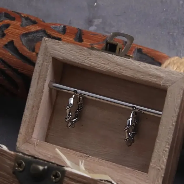 Earrings Viking Trinkets Ragnars Grave Stainless Steel Earrings Earrings Viking Trinkets Ragnars Grave Stainless Steel Earrings