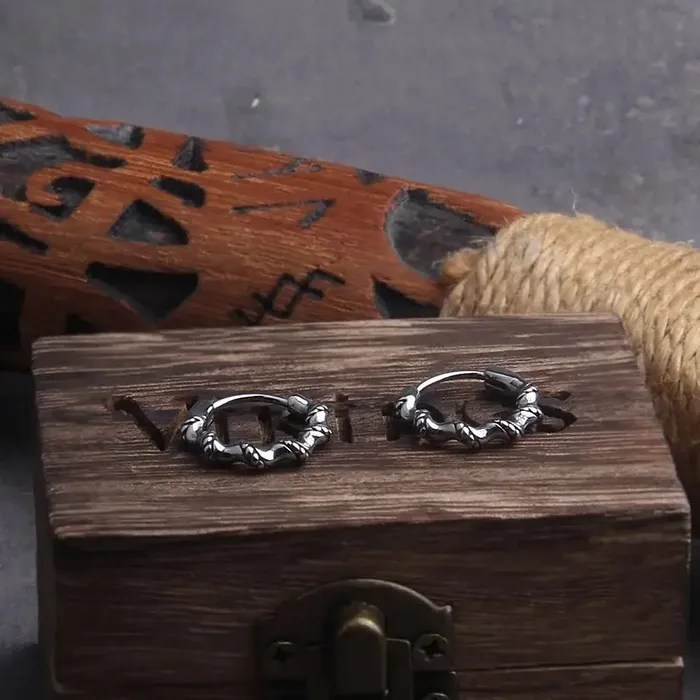 Earrings Viking Trinkets Ragnars Grave Stainless Steel Earrings Earrings Viking Trinkets Ragnars Grave Stainless Steel Earrings