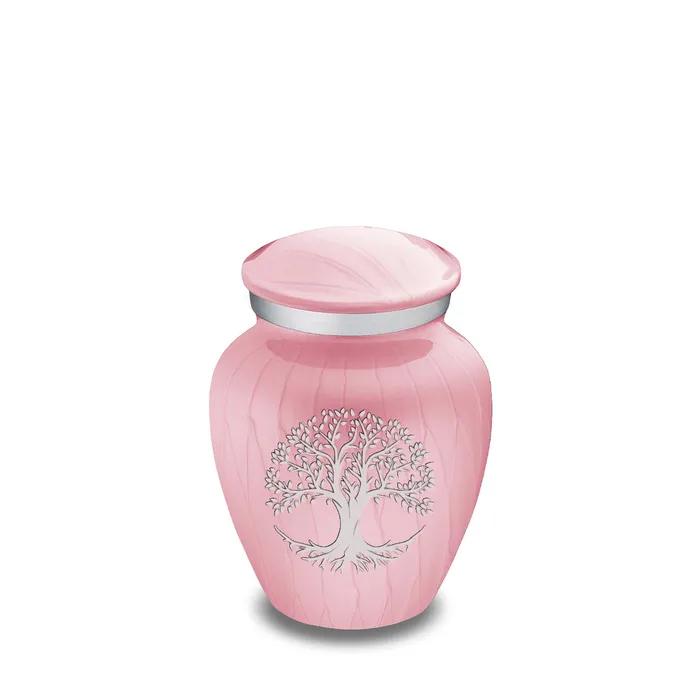 GetUrns Necklaces Keepsake Embrace Pearl Light Pink Tree of Life Cremation Urn GetUrns Necklaces Keepsake Embrace Pearl Light Pink Tree of Life Cremation Urn