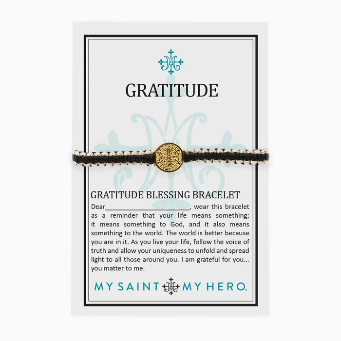 Gratitude Blessing Bracelet My Saint My Hero Bracelets