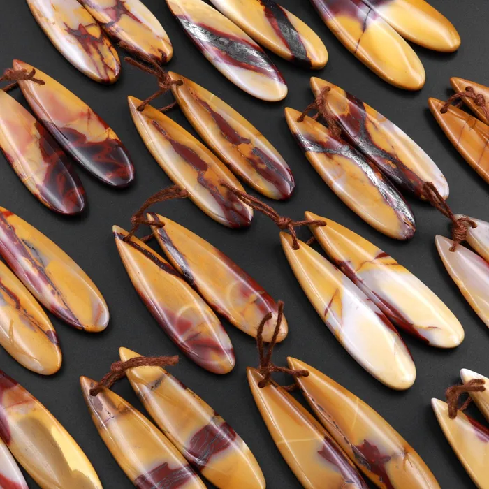 Intrinsic Trading Earrings Drilled Australian Mookaite Jasper Earring Pair Matched Teardrop Gemstone Earrings Bead Pair Burgundy Red Yellow Colors Intrinsic Trading Earrings Drilled Australian Mookaite Jasper Earring Pair Matched Teardrop Gemstone Earrings Bead Pair Burgundy Red Yellow Colors