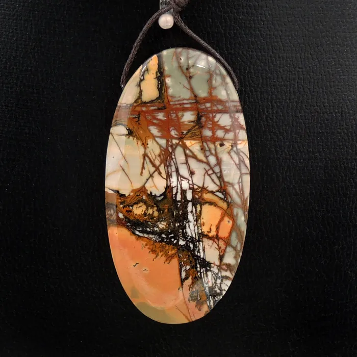 Intrinsic Trading Necklaces Natural Red Creek Jasper Pendant Top Side Drilled Long Oval Pendant Focal Bead Aka MultiColor Picasso Jasper A2 Intrinsic Trading Necklaces Natural Red Creek Jasper Pendant Top Side Drilled Long Oval Pendant Focal Bead Aka MultiColor Picasso Jasper A2