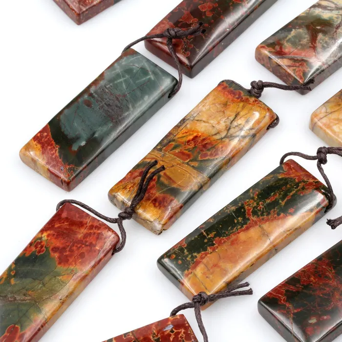 Intrinsic Trading Necklaces Natural Red Creek Jasper Pendant Top Side Drilled Long Rectangle Pendant Natural Multi Color Picasso Jasper Cherry Creek Jasper Bead Intrinsic Trading Necklaces Natural Red Creek Jasper Pendant Top Side Drilled Long Rectangle Pendant Natural Multi Color Picasso Jasper Cherry Creek Jasper Bead