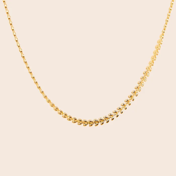 Leaf Choker Necklace Gemlet Necklaces