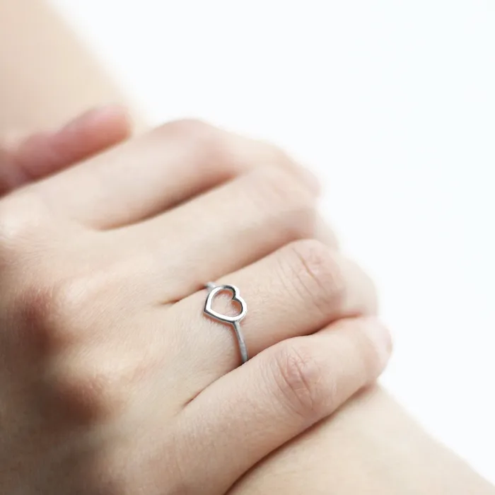 LOULOUROSE Open Heart Ring Rings