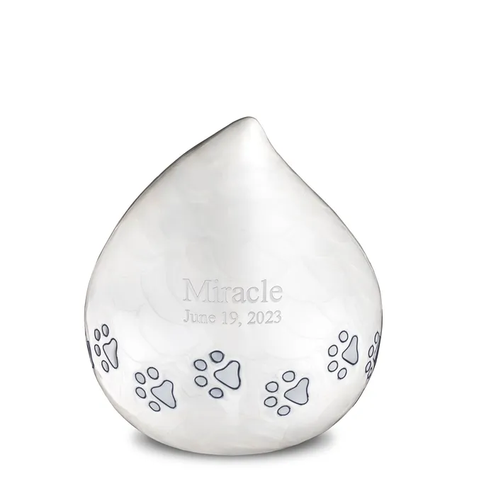 LoveUrns Pets Earrings LoveDrop Pearl Pet Cremation Urn