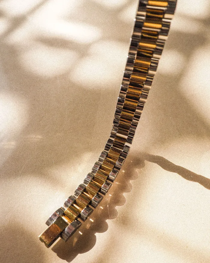 Luv Aj Bracelets Twotoned Timepiece Bracelet