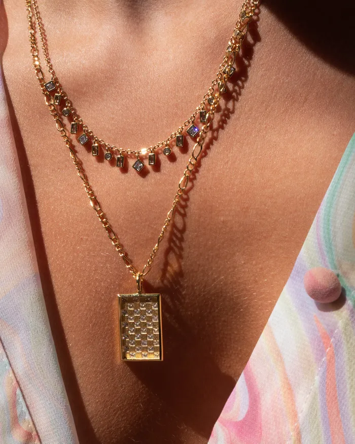Luv Aj Necklaces Mixte Shaker Necklace Gold Luv Aj Necklaces Mixte Shaker Necklace Gold