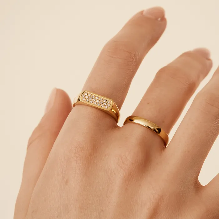 miabijoux Rings Signet Chic Ring