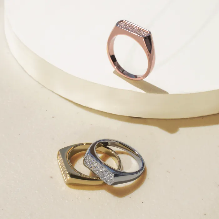 miabijoux Rings Signet Chic Ring