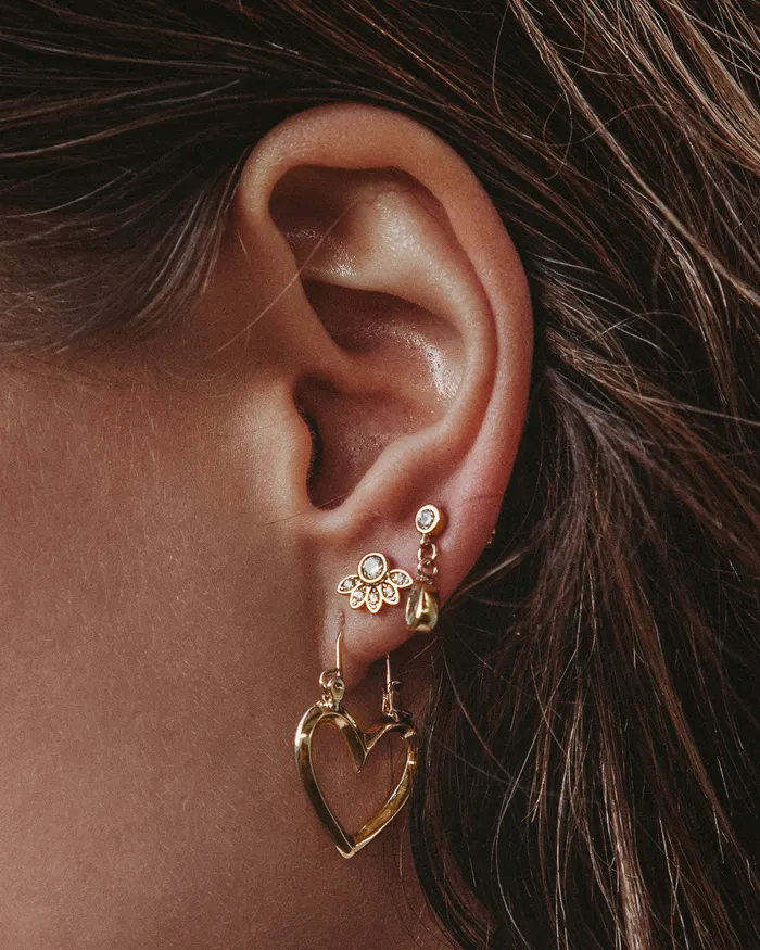 Mini Heartbreaker Hoops Gold Luv Aj PreStyled Sets