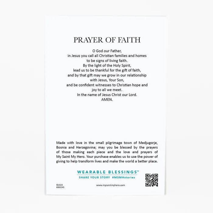 My Saint My Hero Bracelets Faith Blessing Bracelet
