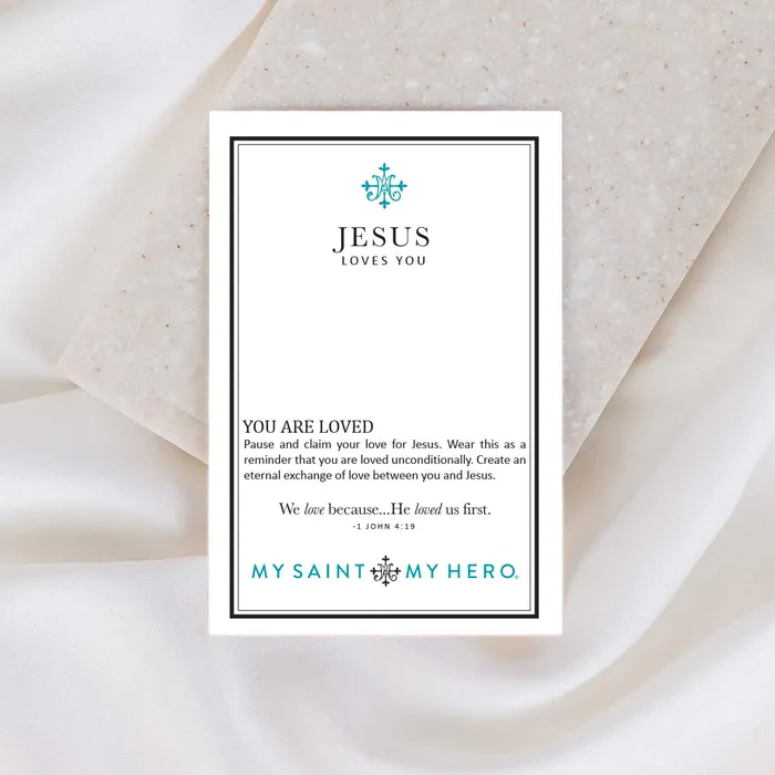 My Saint My Hero Bracelets Jesus Loves You Bracelet