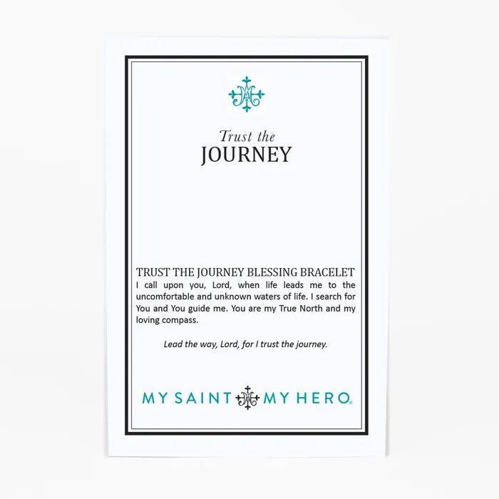 My Saint My Hero Bracelets Trust the Journey Blessing Bracelet