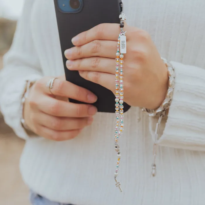 My Saint My Hero Charm Necklaces Faith Phone Charm