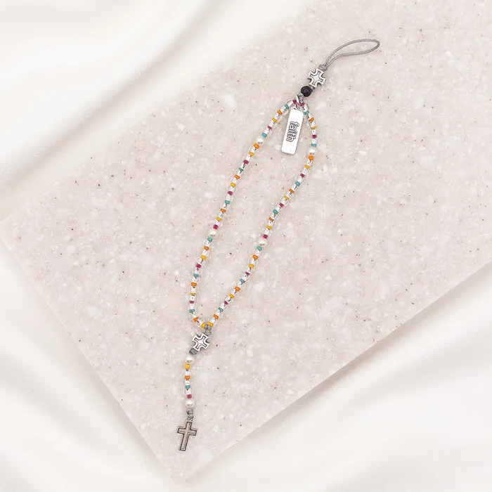 My Saint My Hero Charm Necklaces Faith Phone Charm