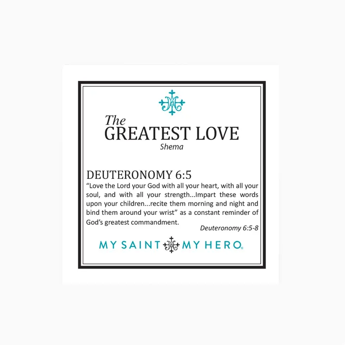 My Saint My Hero Earrings Greatest Love Deuteronomy 65 Earrings