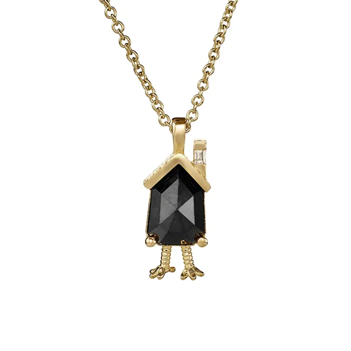 Necklaces Baba Yaga Bullet Rose Cut Diamond Necklace ARTEMER
