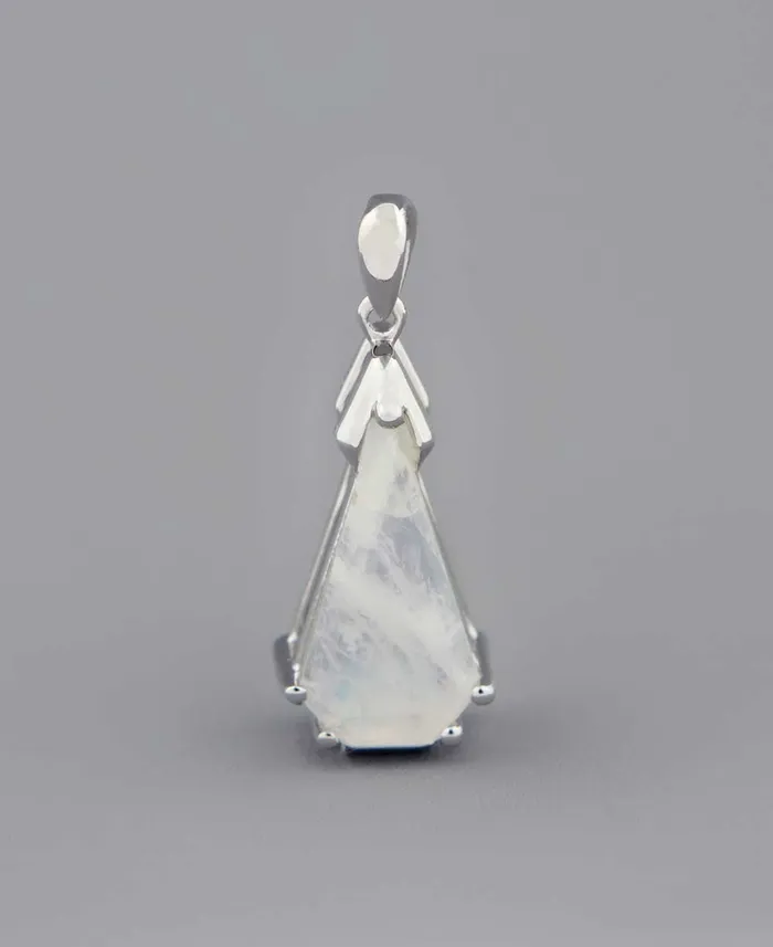 Necklaces Buddha Groove Tower of Tranquility Rainbow Moonstone Pendant