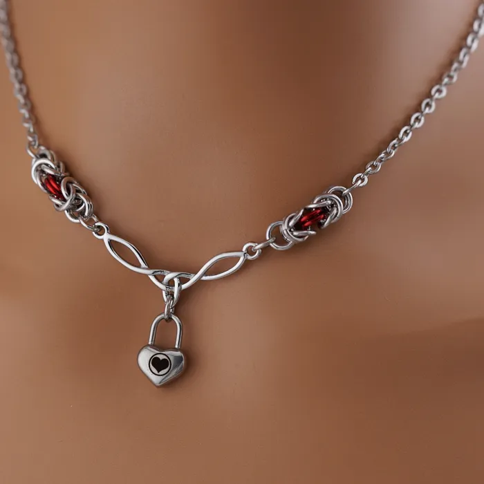 Necklaces Captive Collars Celtic Knot Engraved Owned Heart