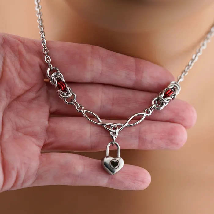 Necklaces Captive Collars Celtic Knot Engraved Owned Heart