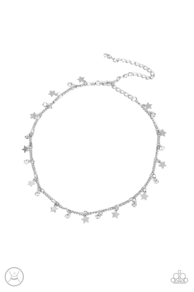 Necklaces Little Lady Liberty White Paparazzi Necklace Paparazzi Accessories