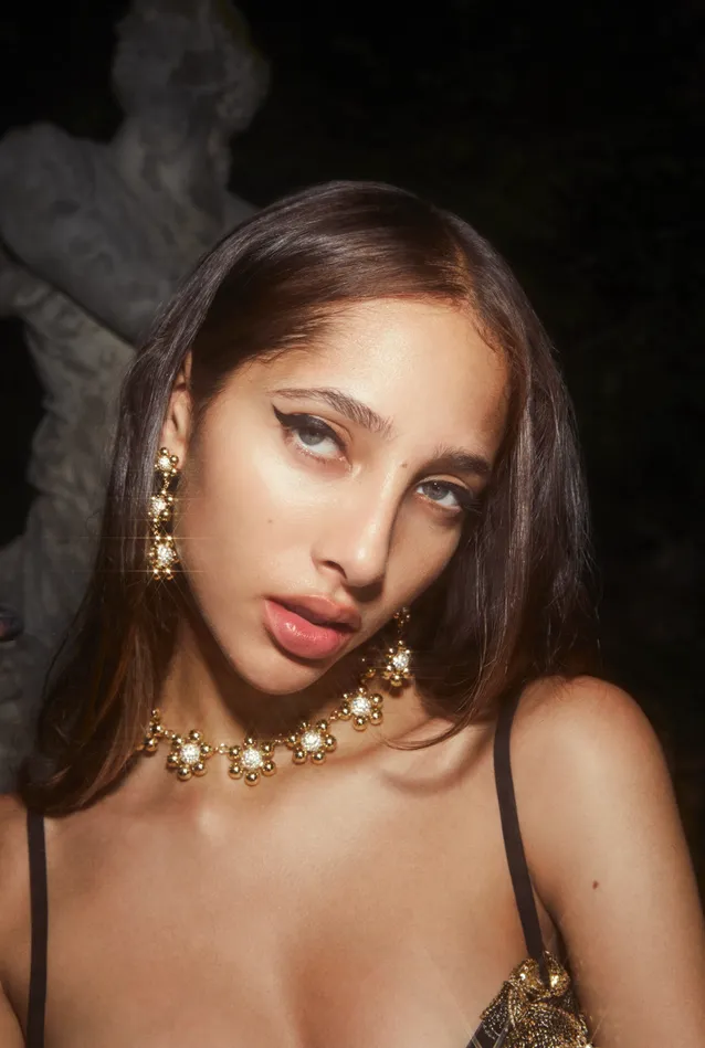 Necklaces Luv Aj Daisy Statement Necklace Gold Necklaces Luv Aj Daisy Statement Necklace Gold