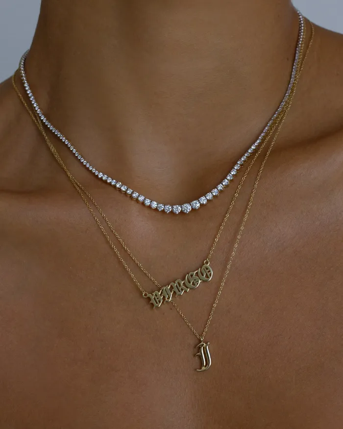Necklaces Luv Aj Fine The Graduated Tennis Necklace Necklaces Luv Aj Fine The Graduated Tennis Necklace