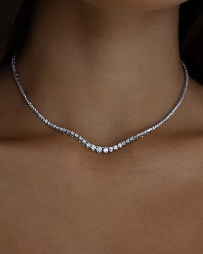 Necklaces Luv Aj Fine The Graduated Tennis Necklace Necklaces Luv Aj Fine The Graduated Tennis Necklace